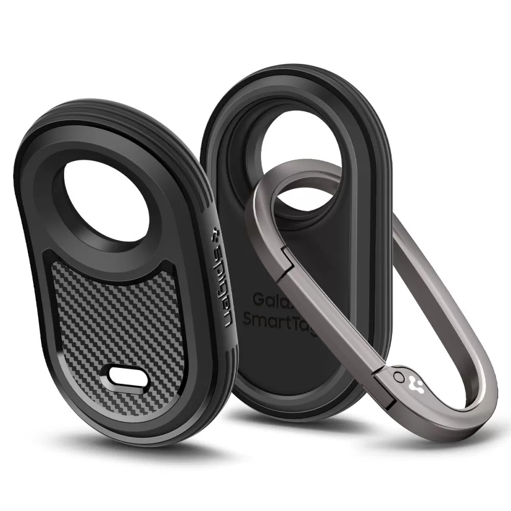 Dažādi telefona vāciņš melns SPIGEN RUGGED ARMOR Samsung Galaxy Smarttag 2