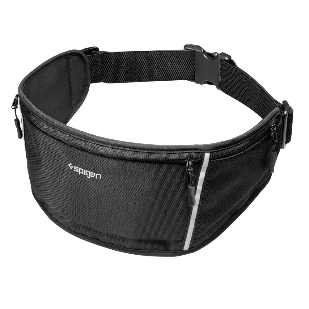 Dažādi telefona maciņš melns SPIGEN A710 DYNAMIC SHIELD WAIST BAG