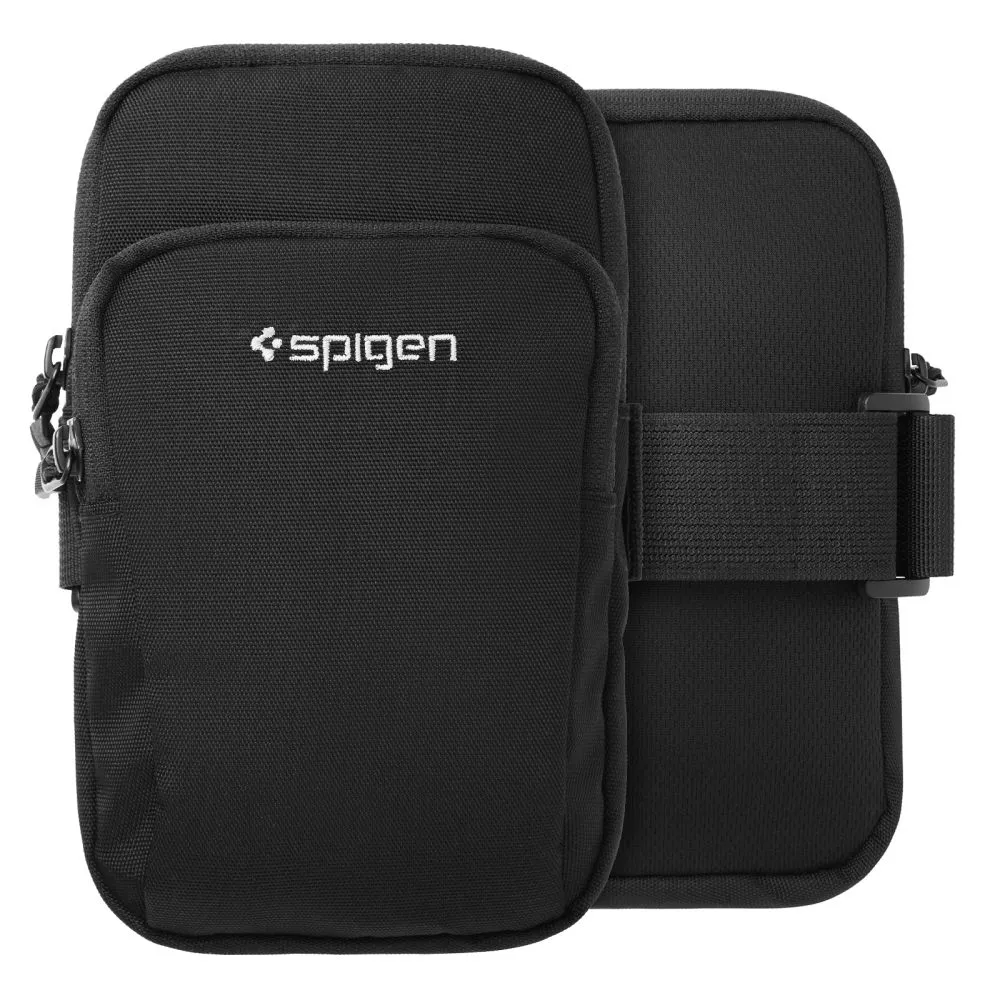 Dažādi telefona maciņš melns SPIGEN A702 DYNAMIC SHIELD ARMBAND