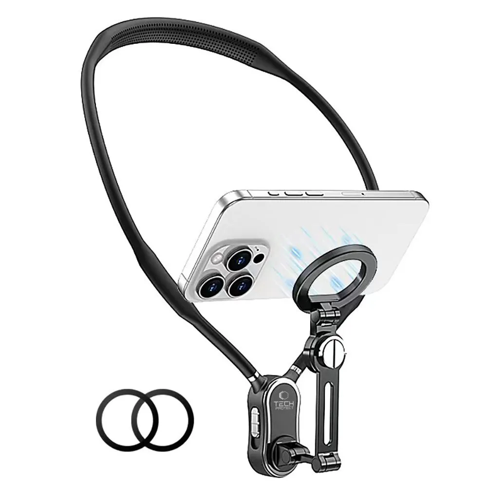  Dažādi TECH-PROTECT AC100 MAGNETIC MAGSAFE NECK HOLDER  melns