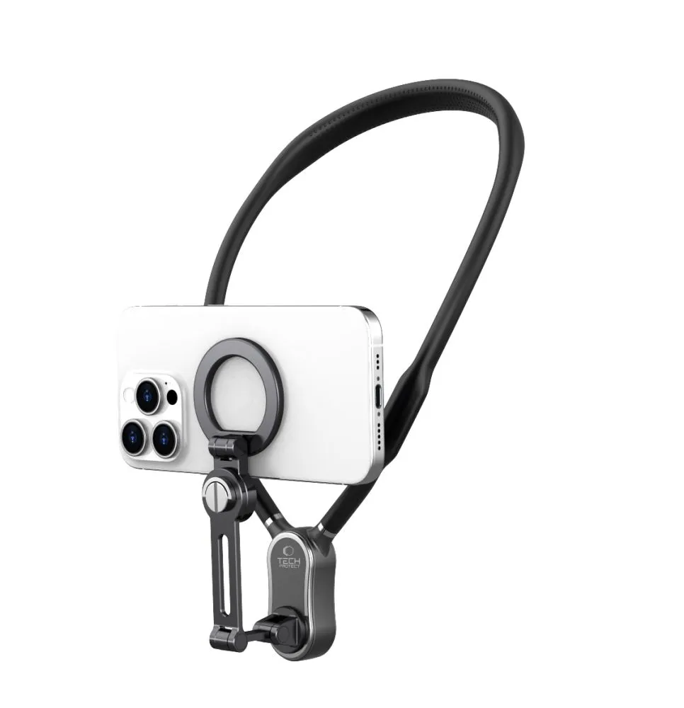 Dažādi TECH-PROTECT AC100 MAGNETIC MAGSAFE NECK HOLDER  melns