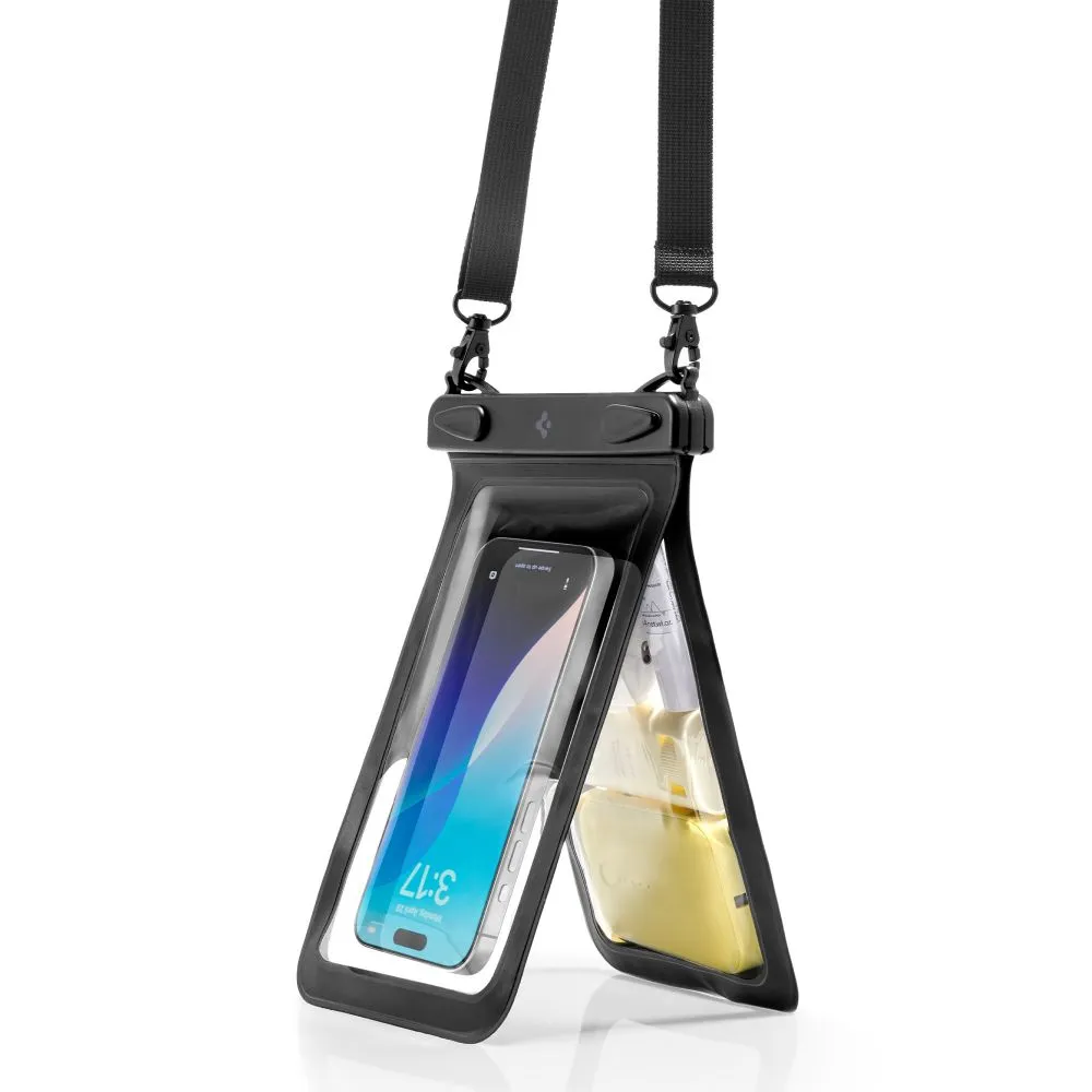  Dažādi SPIGEN A603 UNIVERSAL WATERPROOF CASE  melns