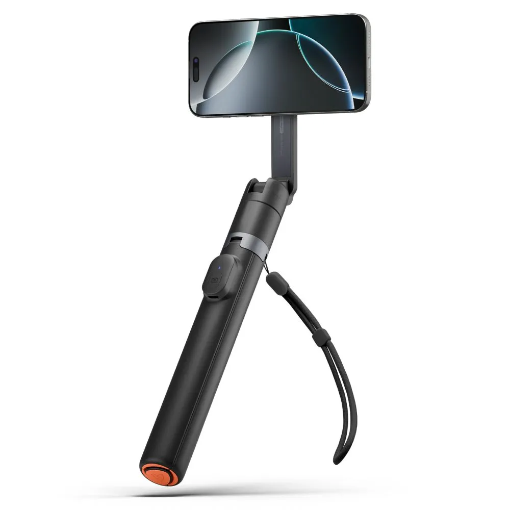  Dažādi SPIGEN S581W MAGSAFE BLUETOOTH SELFIE STICK TRIPOD Viedierīču melns