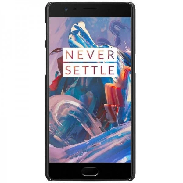 Dažādi telefona vāciņš melns Super Frosted Shield  OnePlus 3 (A3000) / 3T