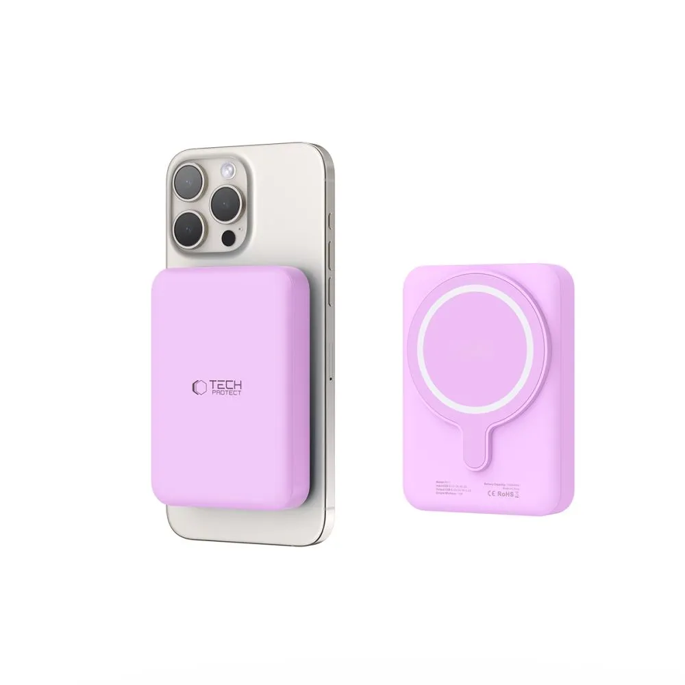 Accessories Other TECH-PROTECT PB11 LIFEMAG MAGSAFE POWER BANK 10000MAH  Pink