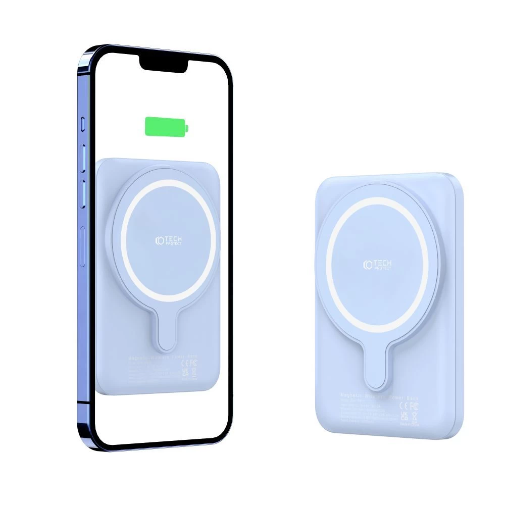 Accessories Other TECH-PROTECT PB10 Lifemag Magsafe Power Bank 5000MAH  blue