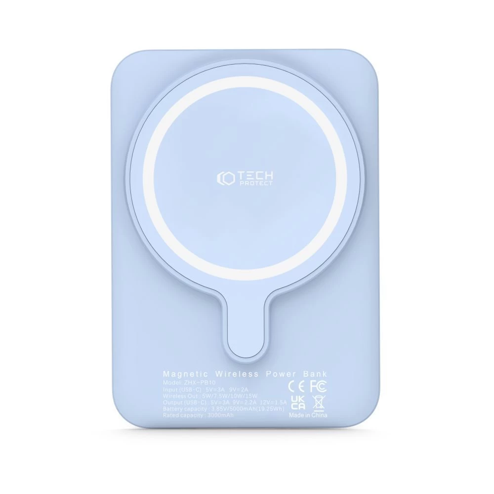 Accessories Other TECH-PROTECT PB10 Lifemag Magsafe Power Bank 5000MAH  blue