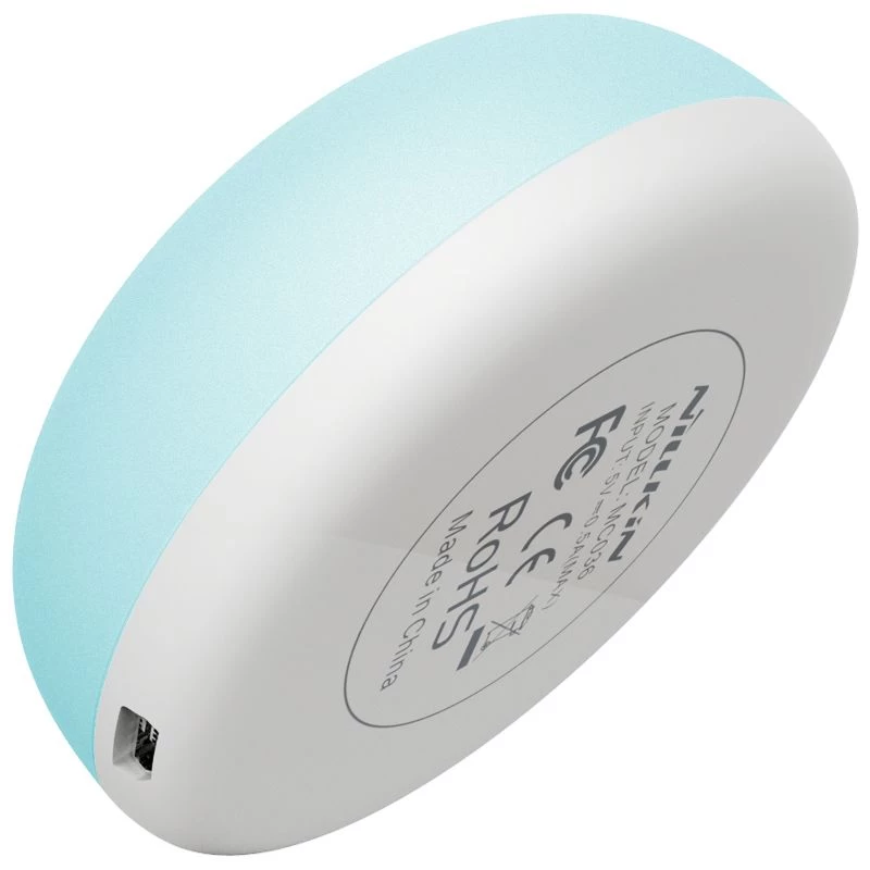  Dažādi Luminous Stone Wireless Nightlight  zils