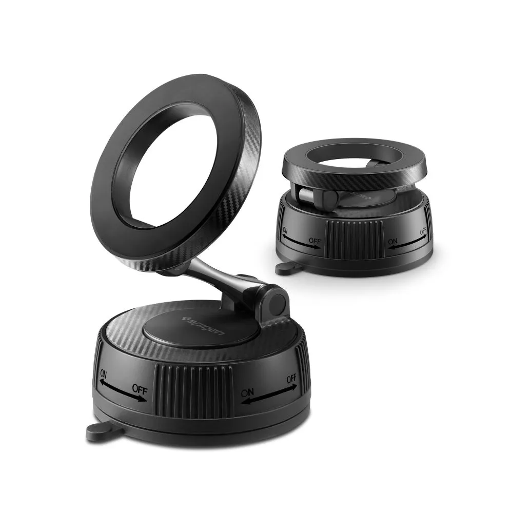 Dažādi SPIGEN MFT36 VACUUMLOCK MAGNETIC MAGSAFE DASHBOARD CAR MOUNT Viedierīču melns