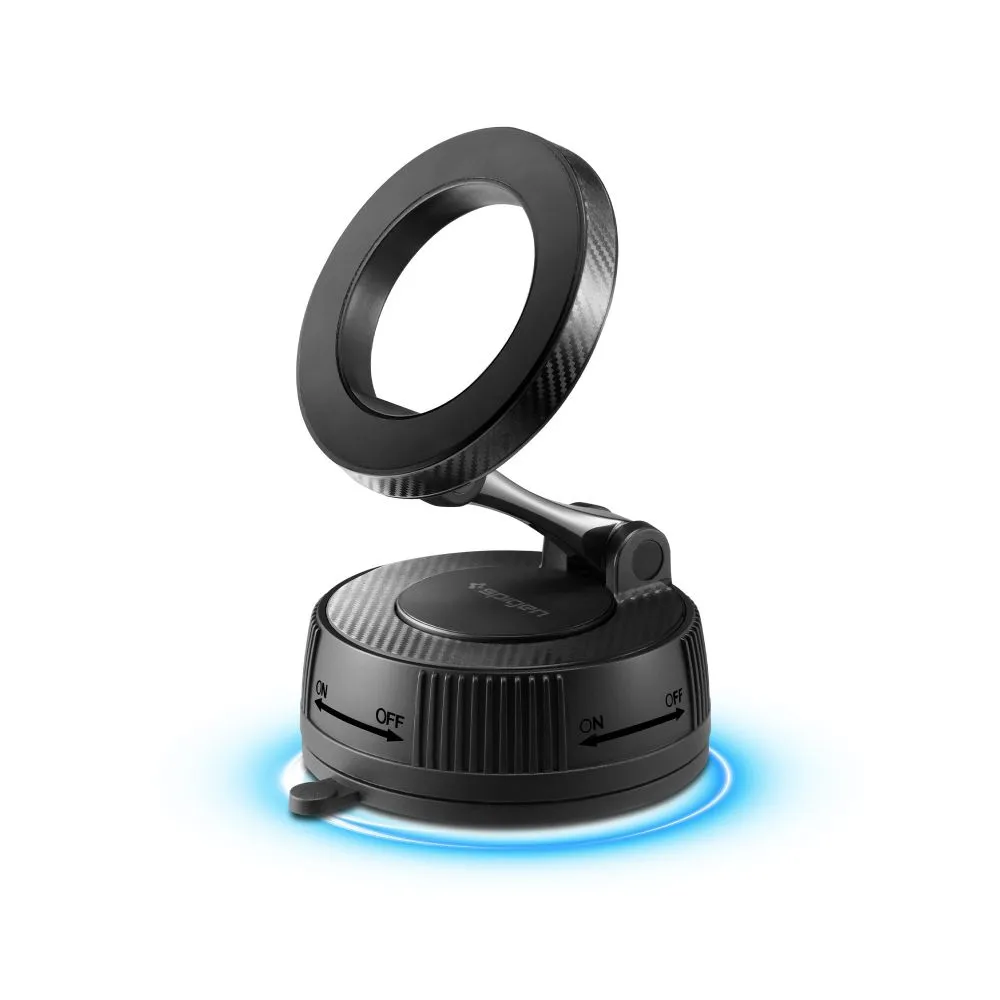 Dažādi SPIGEN MFT36 VACUUMLOCK MAGNETIC MAGSAFE DASHBOARD CAR MOUNT Viedierīču melns