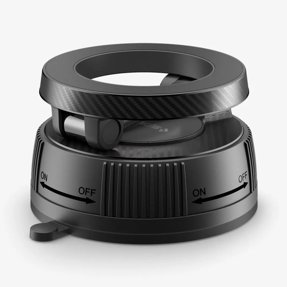 Dažādi SPIGEN MFT36 VACUUMLOCK MAGNETIC MAGSAFE DASHBOARD CAR MOUNT Viedierīču melns
