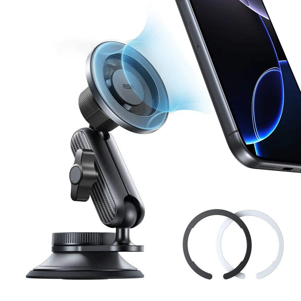  Dažādi ESR OMNILOCK MAGNETIC MAGSAFE DASHBOARD CAR MOUNT Viedierīču melns