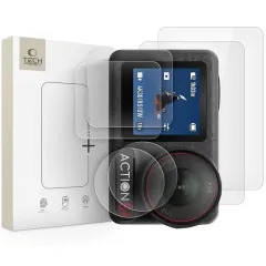 Aksesuāri Dažādi telefona aizsargstikls TECH-PROTECT GLASS FIT+ 2-SET DJI OSMO ACTION 5 PRO