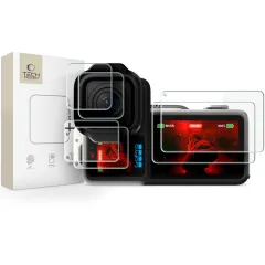Aksesuāri Dažādi viedpulksteņa aizsargstikls TECH-PROTECT FOIL & GLASS FIT+ 2-SET GOPRO MISSION 1 / PRO