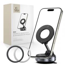 Aksesuāri Dažādi  TECH-PROTECT N60 MAGNETIC MAGSAFE WINDSHIELD & DASHBOARD CAR MOUNT