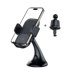 Tillbehör Other TECH-PROTECT V8 UNIVERSAL DASHBOARD UNRG & VENT CAR MOUNT  svart