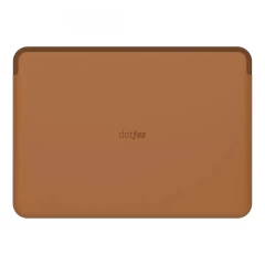 Aksesuāri Dažādi telefona maciņš DOTFES L03 Premium PU Leather Laptop Sleeve  15