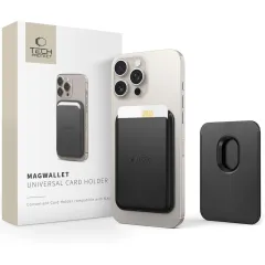 Aksesuāri Dažādi  TECH-PROTECT MAGWALLET MAGSAFE UNIVERSAL MAGNETIC CARD HOLDER