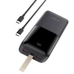  Dažādi TECH-PROTECT PB03 POWER BANK 30000MAH 22.5W  melns