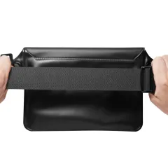  Dažādi telefona maciņš melns SPIGEN A620 UNIVERSAL WATERPROOF WAIST BAG 2-PACK