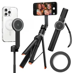 Aksesuāri Dažādi Viedierīču Aksesuāri SPIGEN S581W MAGSAFE BLUETOOTH SELFIE STICK TRIPOD