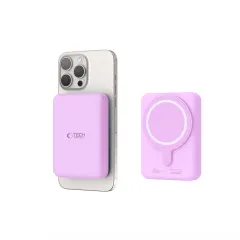  Dažādi TECH-PROTECT PB11 LIFEMAG MAGSAFE POWER BANK 10000MAH  rozā