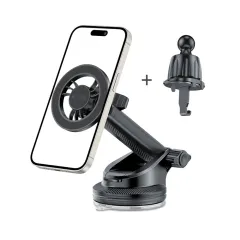 Tillbehör Other TECH-PROTECT N56 MAGNETIC MAGSAFE DASHBOARD & VENT CAR MOUNT  svart