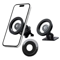 Aksesuāri Dažādi Viedierīču Aksesuāri SPIGEN MFT13 MAGNETIC MAGSAFE DASHBOARD & VENT CAR MOUNT