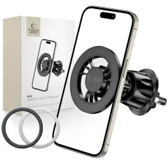 Aksesuāri Dažādi Viedierīču Aksesuāri TECH-PROTECT N56 MAGNETIC MAGSAFE VENT CAR MOUNT