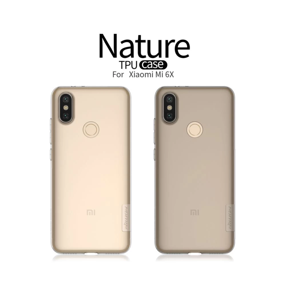 Xiaomi Mi A2 (6X) suojakuori läpikuultava harmaa TPU