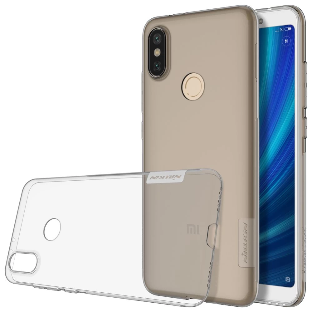 Xiaomi Mi A2 (6X) suojakuori läpikuultava harmaa TPU