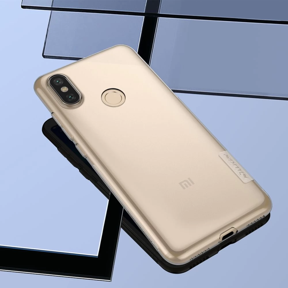 Xiaomi Mi A2 (6X) suojakuori läpikuultava harmaa TPU