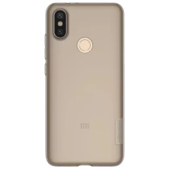 Xiaomi Mi A2 (6X) suojakuori läpikuultava harmaa TPU 