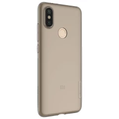 Xiaomi Mi A2 (6X) suojakuori läpikuultava harmaa TPU 