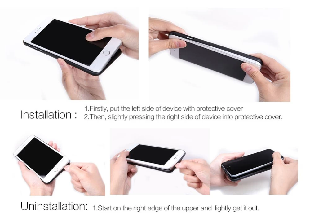 Apple iPhone 6S Plus suojakuori musta Nillkin Synthetic Fiber 