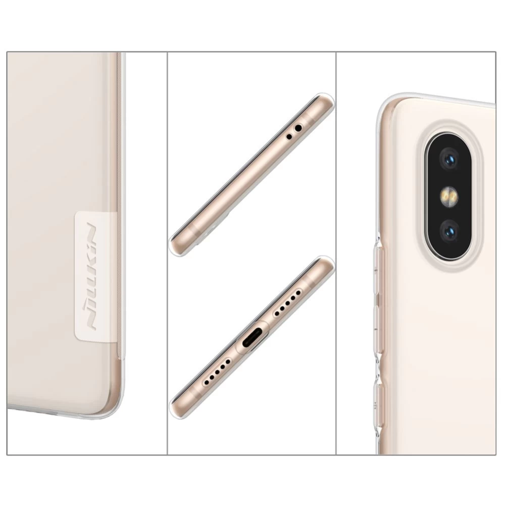 Xiaomi Mi 8 SE case transparent gray TPU