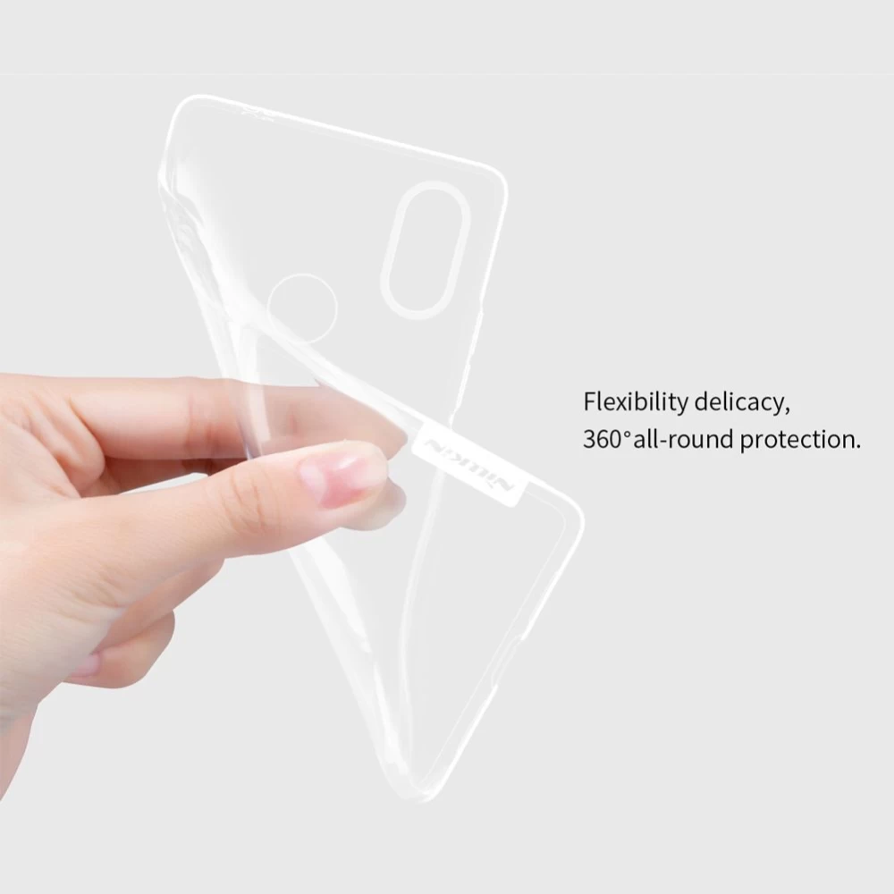 Xiaomi Mi 8 SE case transparent gray TPU