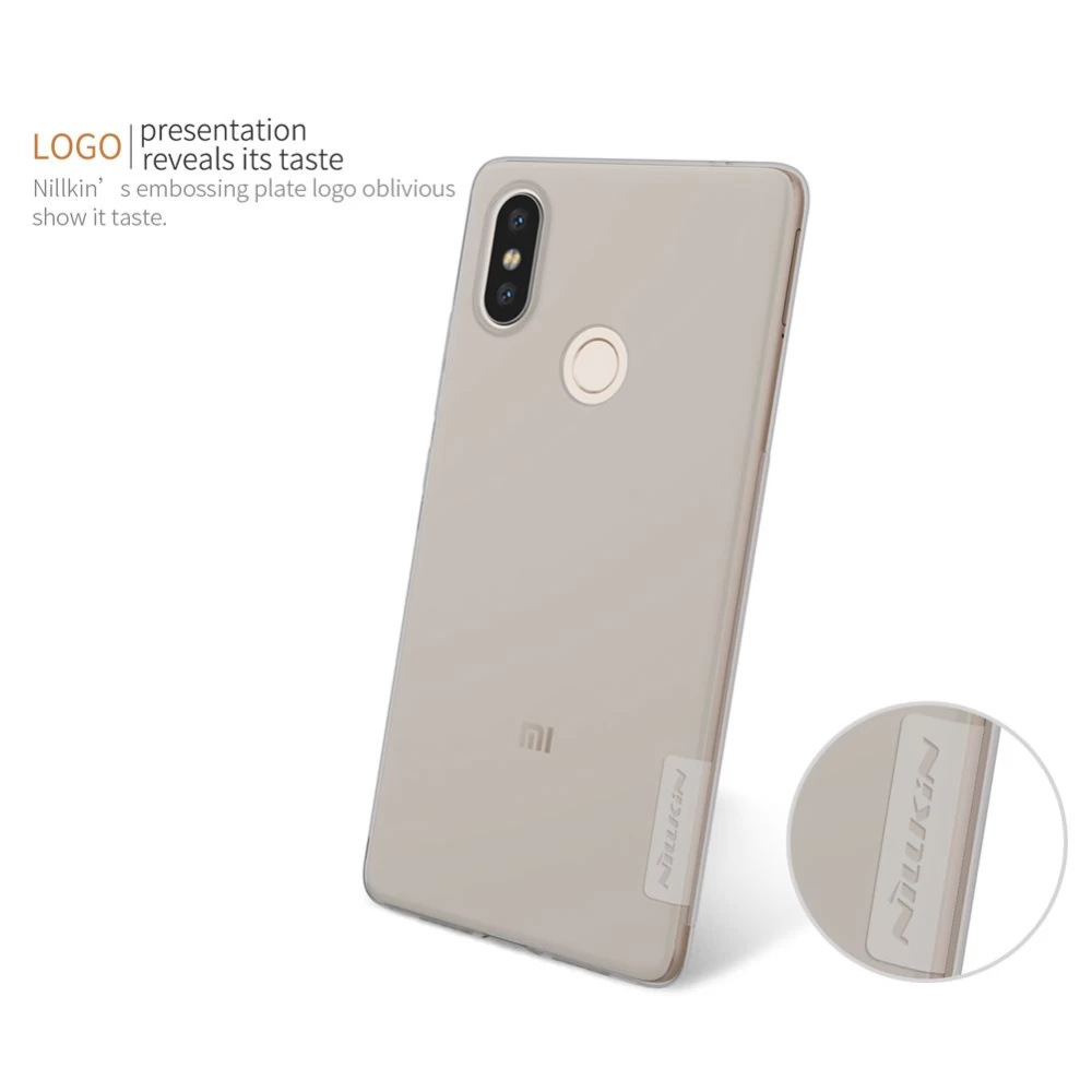 Xiaomi Mi 8 SE case transparent gray TPU