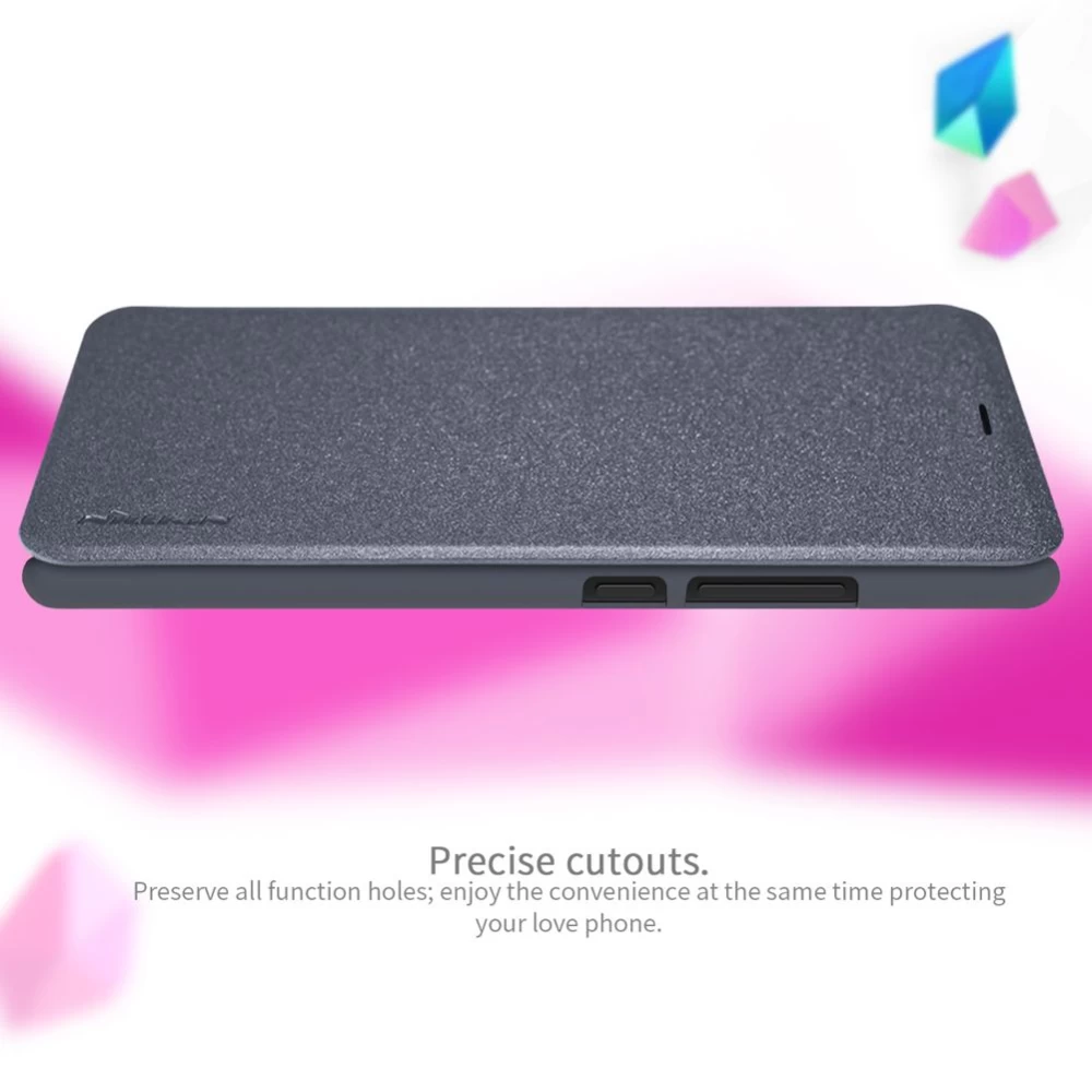 Xiaomi Mi 8 SE case gray Sparkle Leather