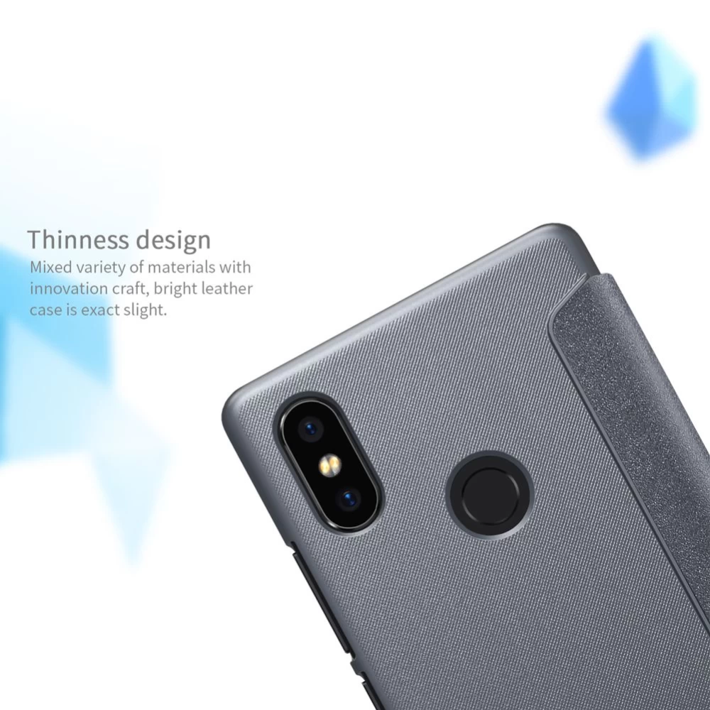 Xiaomi Mi 8 SE case gray Sparkle Leather