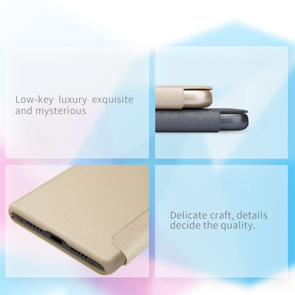 Xiaomi Mi 8 SE case gray Sparkle Leather