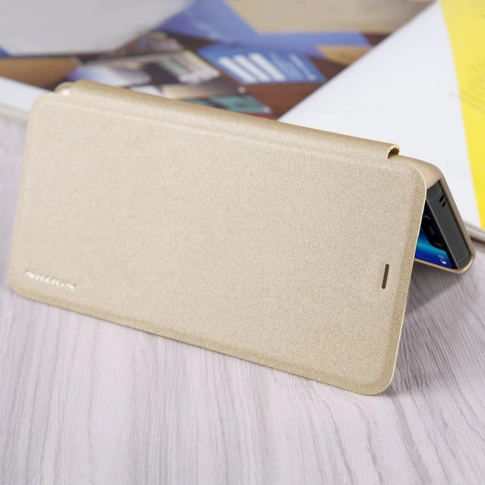 Xiaomi Mi 8 SE case gray Sparkle Leather