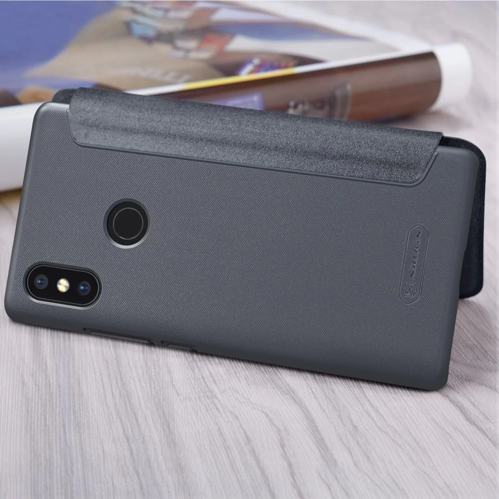 Xiaomi Mi 8 SE case gray Sparkle Leather