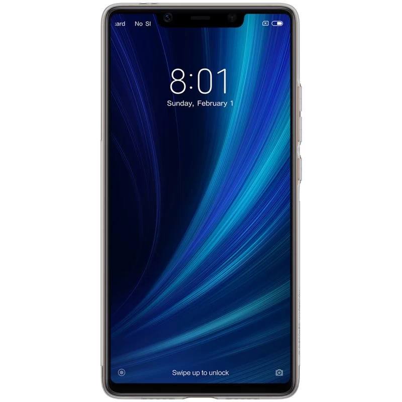 Xiaomi Mi 8 SE case transparent gray TPU