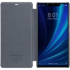 Xiaomi Mi 8 SE case gray Sparkle Leather 