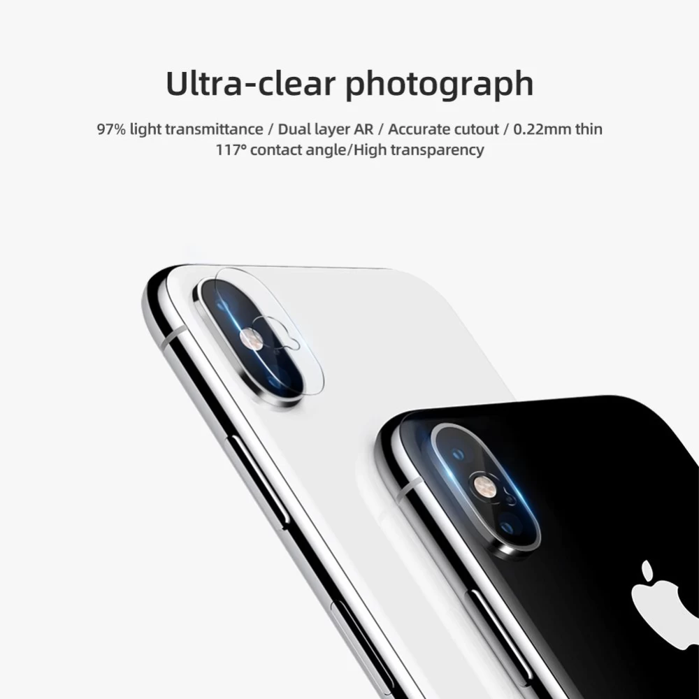 Apple iPhone XS aizsargstikls  InvisiFilm AR camera protective film