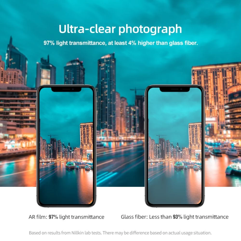 Apple iPhone XS aizsargstikls  InvisiFilm AR camera protective film
