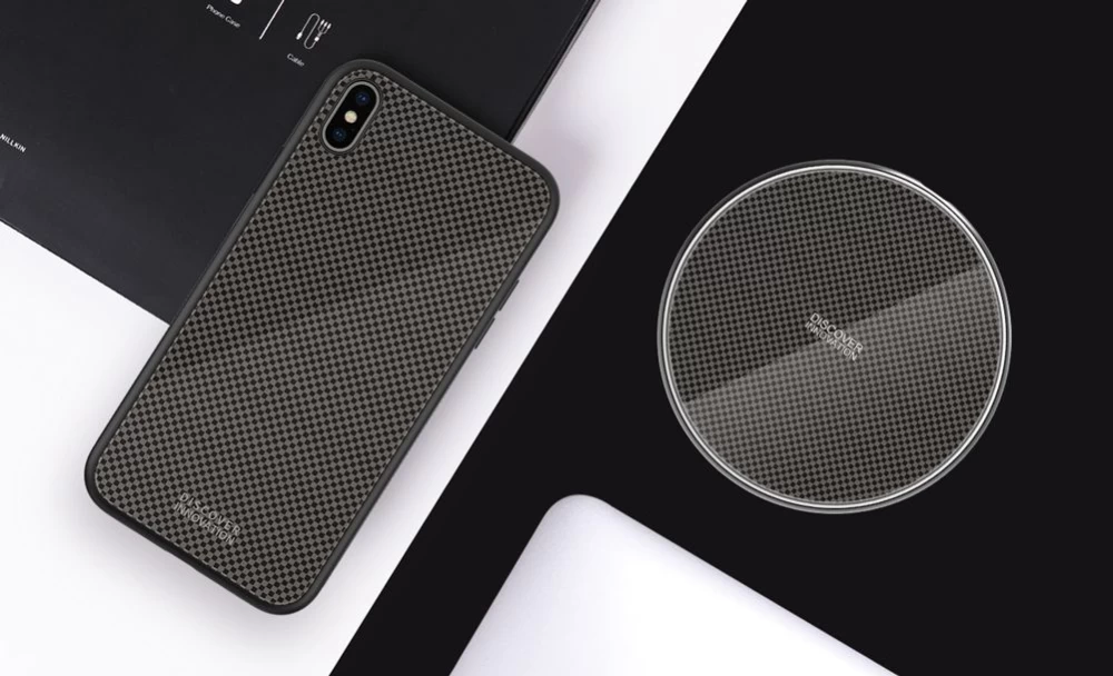 Apple iPhone XS чехол черный Nillkin Fancy Gift Set