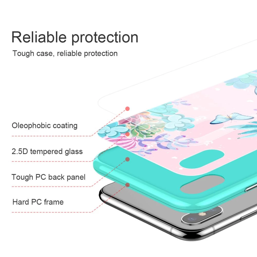 Apple iPhone XS Max skal  Nillkin Floral
