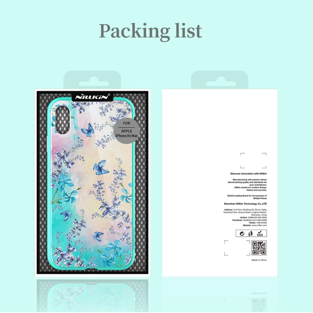 Apple iPhone XS Max dėklas  Nillkin Blossom